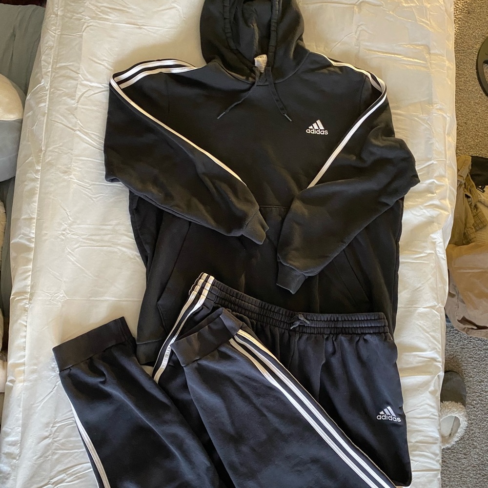 Adidas Black Tracksuit